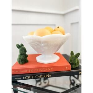 Anchor‎ Hocking Milkglass Fruit Bowl